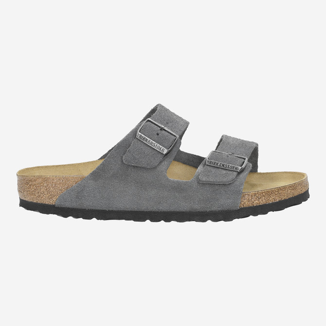 birkenstock ARIZONA SUEDE - Grau - Rückansicht