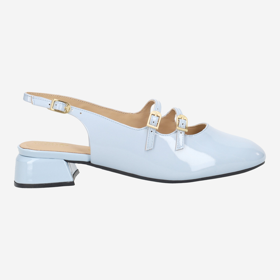 Clarks Daiss30 Dazz - Blau, hell - Rückansicht