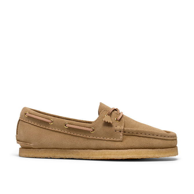 Clarks Godney Boat - Beige - Rückansicht