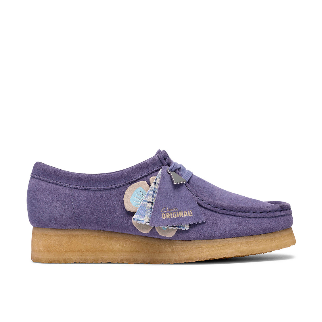 Clarks Wallabee - Lila - Rückansicht