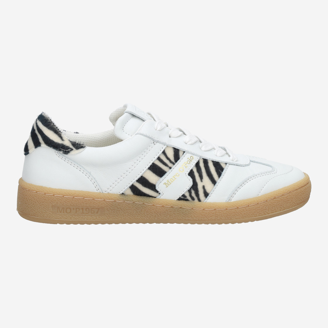 Marc O’ Polo COURT W 5AF - Weiß, Leo-Look  - Rückansicht