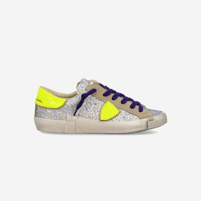 Philippe Model PRSX LOW - Silber - Rückansicht