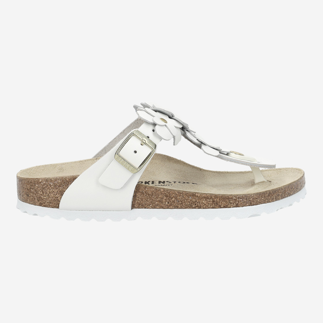 birkenstock GIZEH FLOWER - Weiß (Creme) - Rückansicht