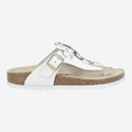 birkenstock GIZEH FLOWER - Weiß (Creme) - Rückansicht