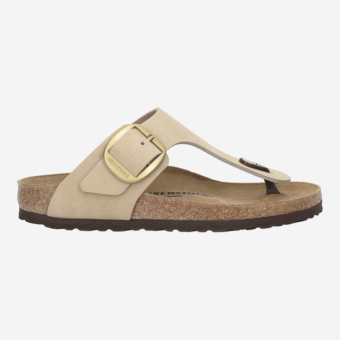 birkenstock GIZEH BIG BUCKLE - Braun / Beige - Rückansicht