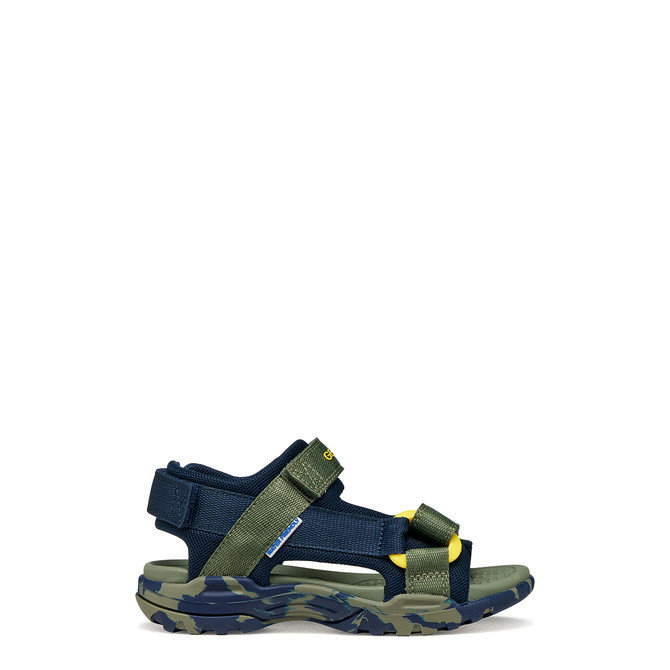 Geox BOREALIS - Grün kombiniert - Rückansicht