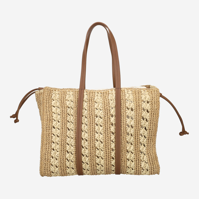 Boss BOSS BEYOND Tote RF - Beige - Frontansicht