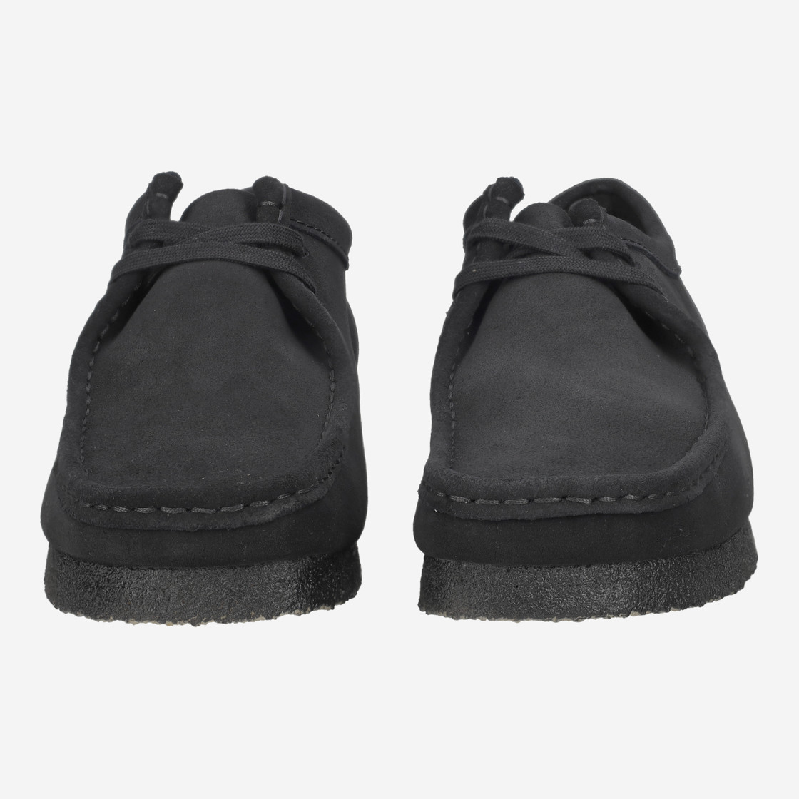 Clarks Wallabee - Schwarz - Frontansicht