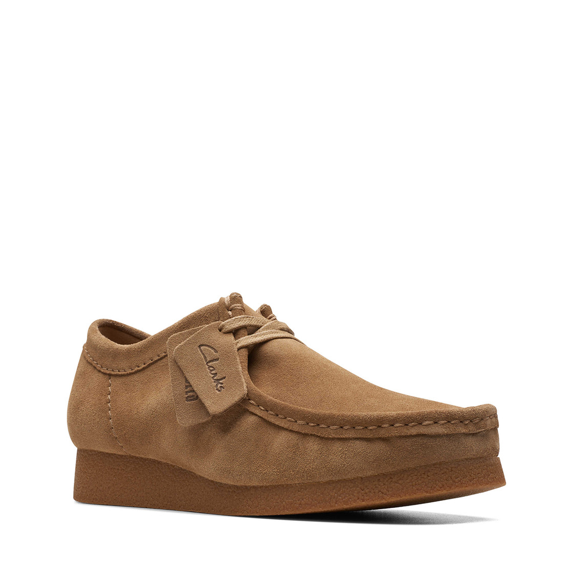 Clarks WallabeeEVO - Beige - Frontansicht