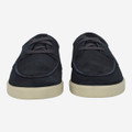 Clarks Lockford Boat - Blau - Frontansicht