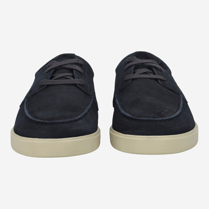 Clarks Lockford Boat - Blau - Frontansicht