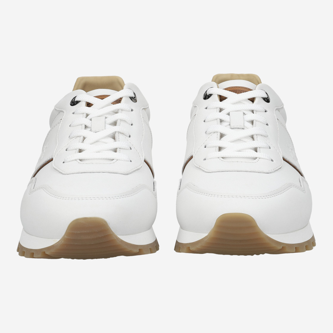 La Martina SCARPA UOMO - Weiß,kombiniert - Frontansicht