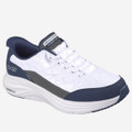 Skechers CONTOUR FOAM - Weiß, Blau - Frontansicht