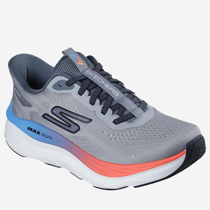 Skechers MAX RUN - Grau - Frontansicht