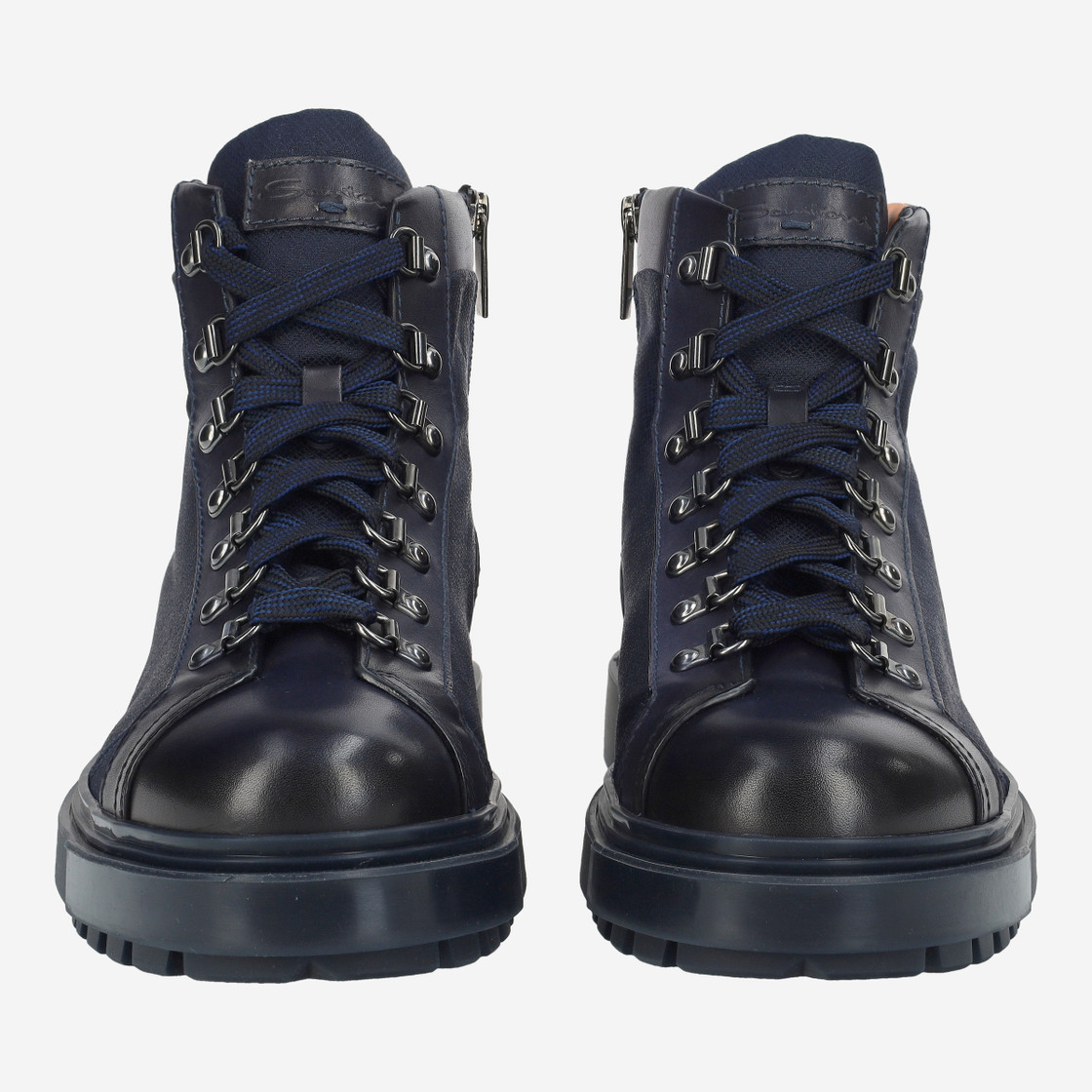 Santoni 18190 U59 - Blau - Frontansicht