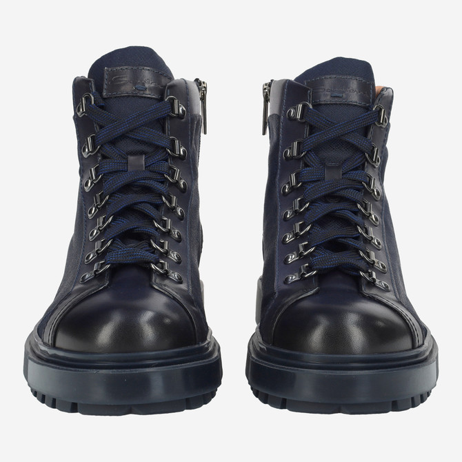 Santoni 18190 U59 - Blau - Frontansicht