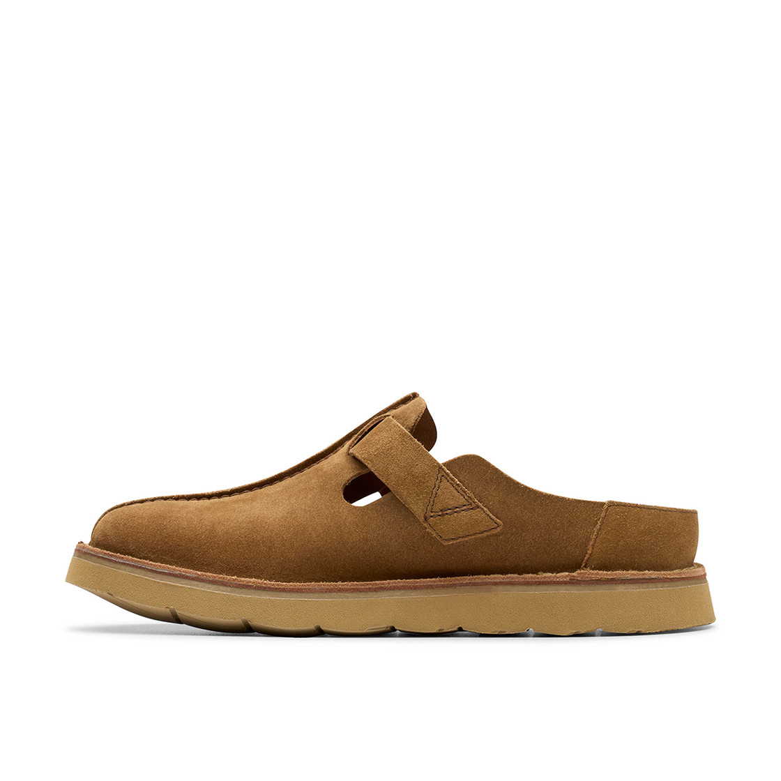 Clarks Solsbury Mule - Braun - Frontansicht