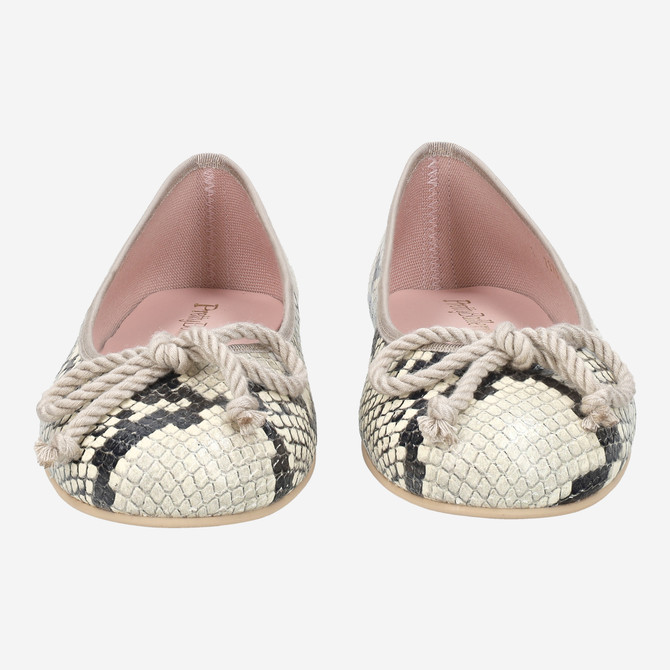 Pretty Ballerinas 53.428 - Weiß,kombiniert - Frontansicht