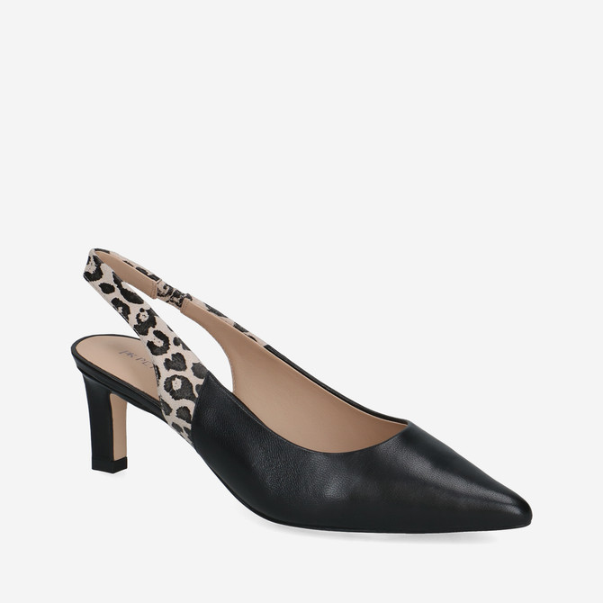  79608 - Schwarz / Leo-Look - Frontansicht