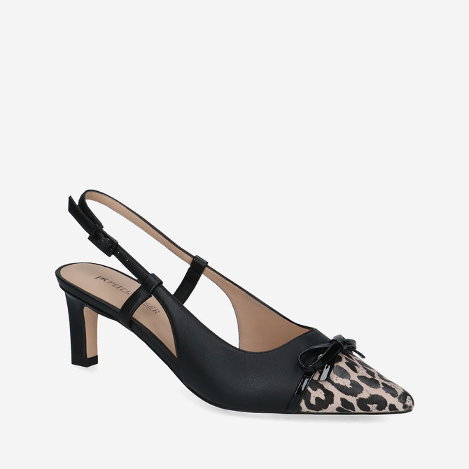  79609 - Schwarz / Leo-Look - Frontansicht