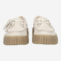 Clarks Torhill Boat - Beige - Frontansicht