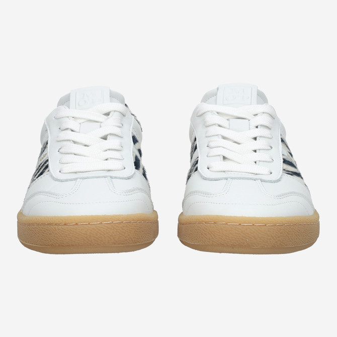 Marc O’ Polo COURT W 5AF - Weiß, Leo-Look  - Frontansicht