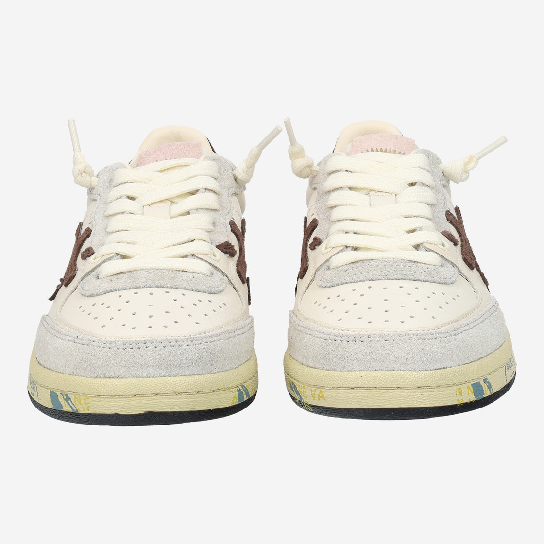 Premiata BSKTCLAYD - Weiß - Frontansicht