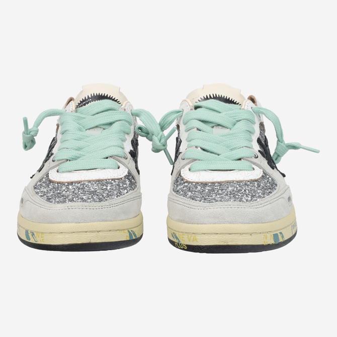 Premiata BSKTCLAYD - Silber - Frontansicht