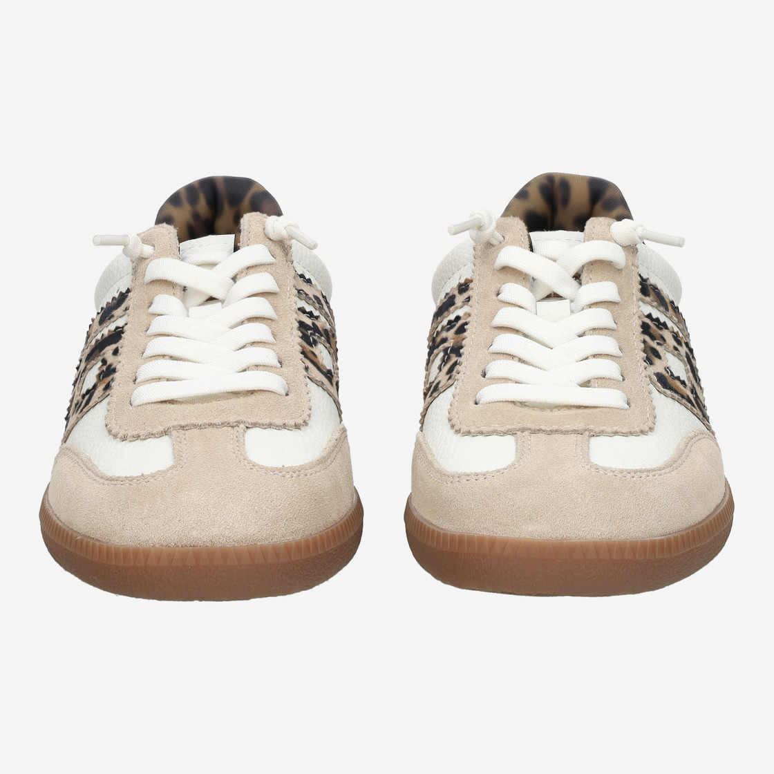 MRP BOMBER - Beige / Leo-Look - Frontansicht