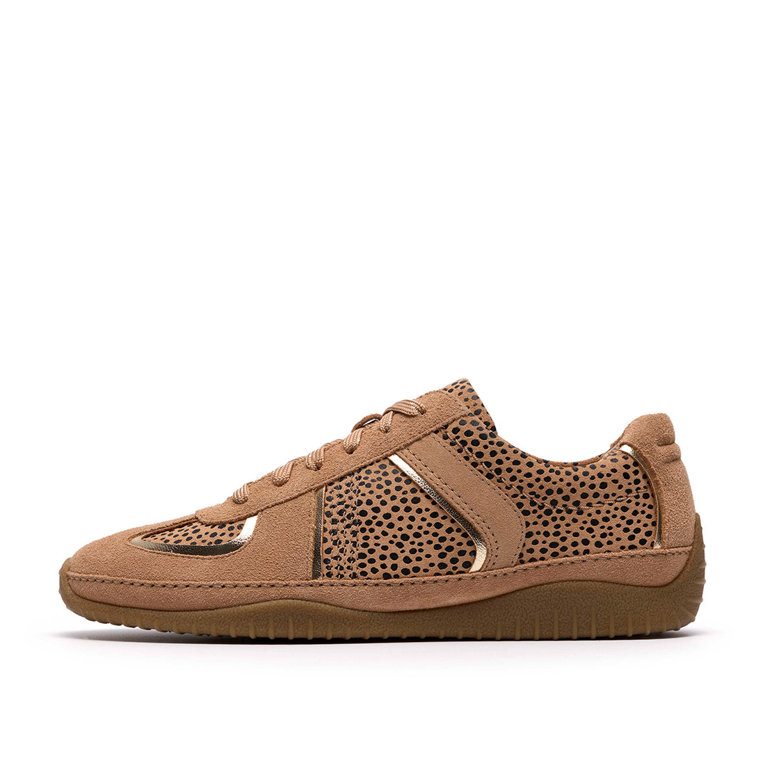 Clarks Meridor Lo - Beige , Leo-Look - Frontansicht