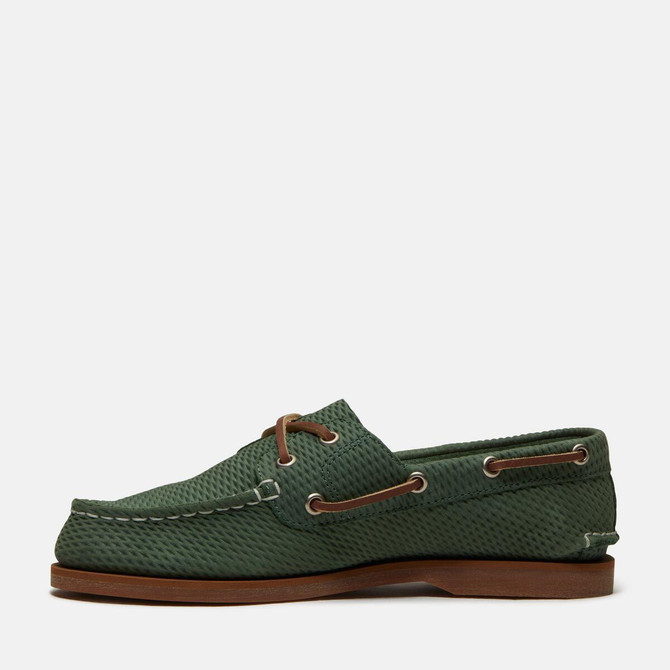 Timberland A2Q9X CLASSIC BOAT SHOE - Grün - Frontansicht