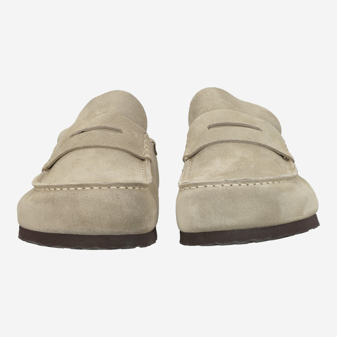birkenstock NAPLES WRAPPED SUEDE - Beige - Frontansicht