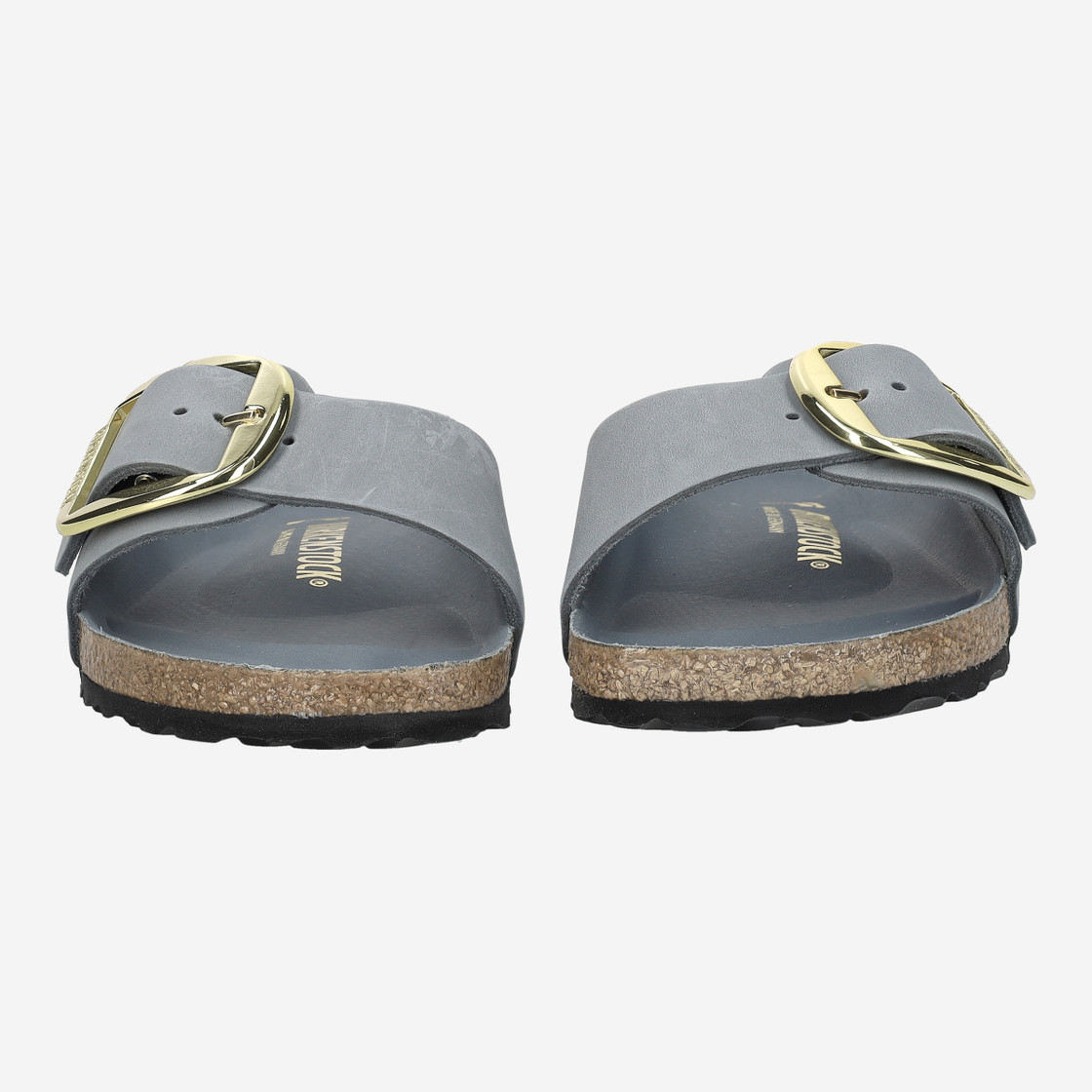 birkenstock MADRID BIG BUCKLE - Grau - Frontansicht