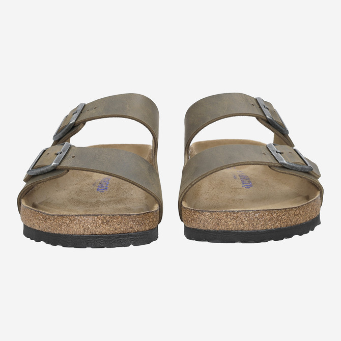 birkenstock ARIZONA SOFT FOOTBED - Grün - Frontansicht