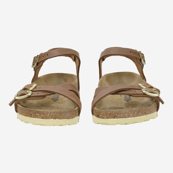 birkenstock KUMBA NATURAL LEATHER - Braun - Frontansicht