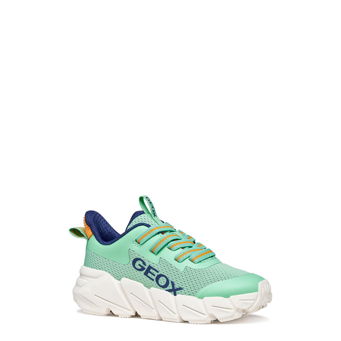 Geox FLEXYPER FAST - Grün, hell - Frontansicht