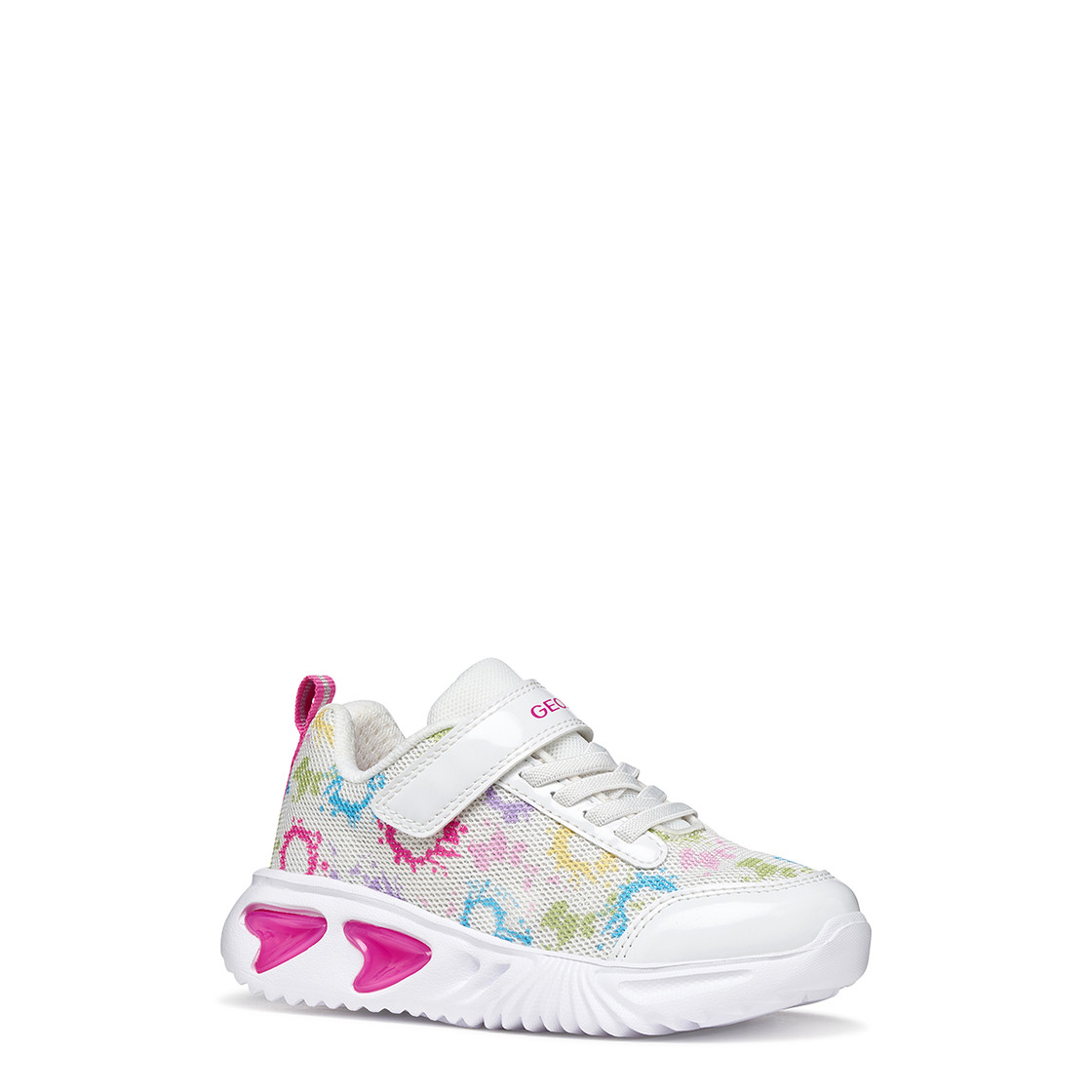 Geox ASSISTER - Weiß,kombiniert - Frontansicht