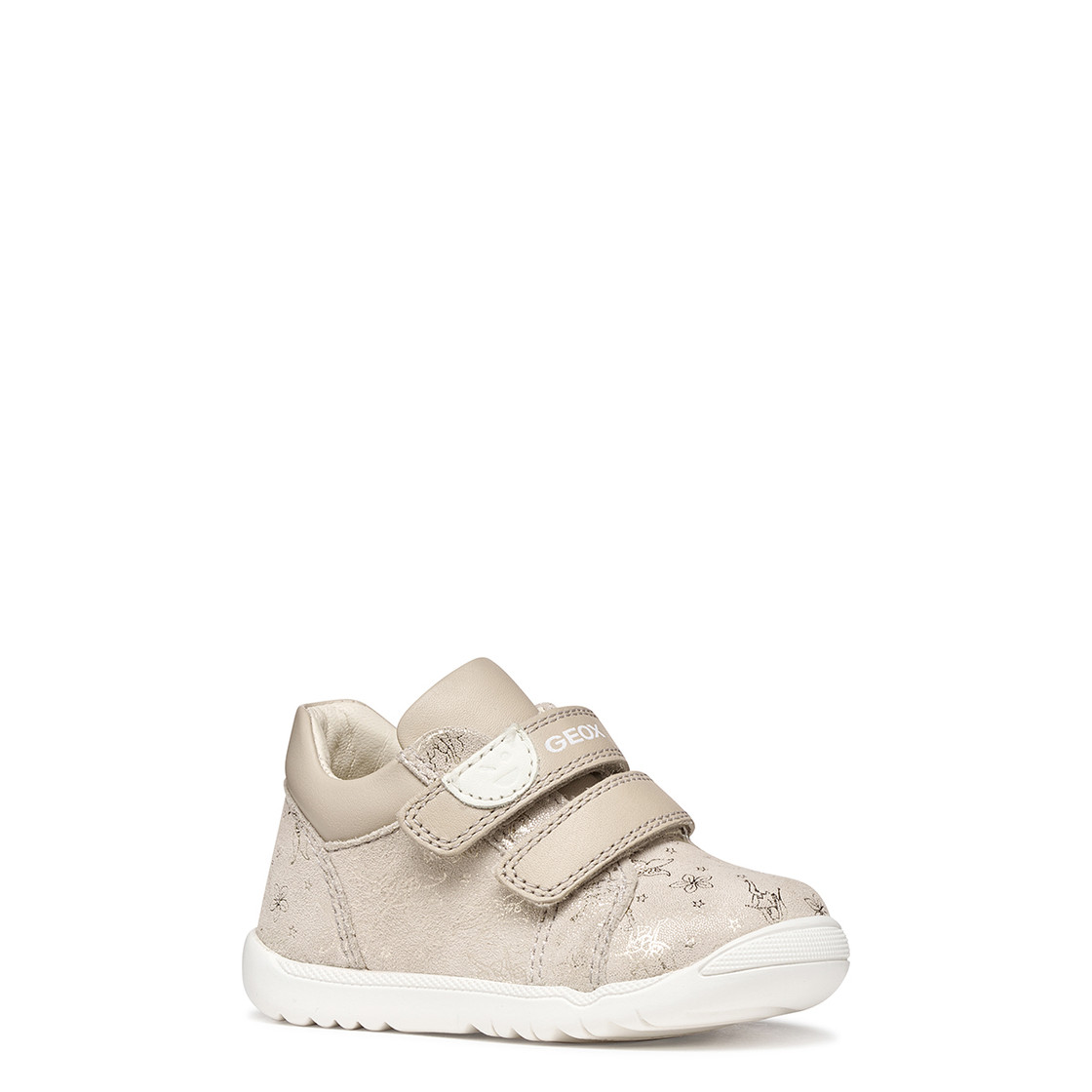 Geox MACCHIA - Beige, metallik - Frontansicht