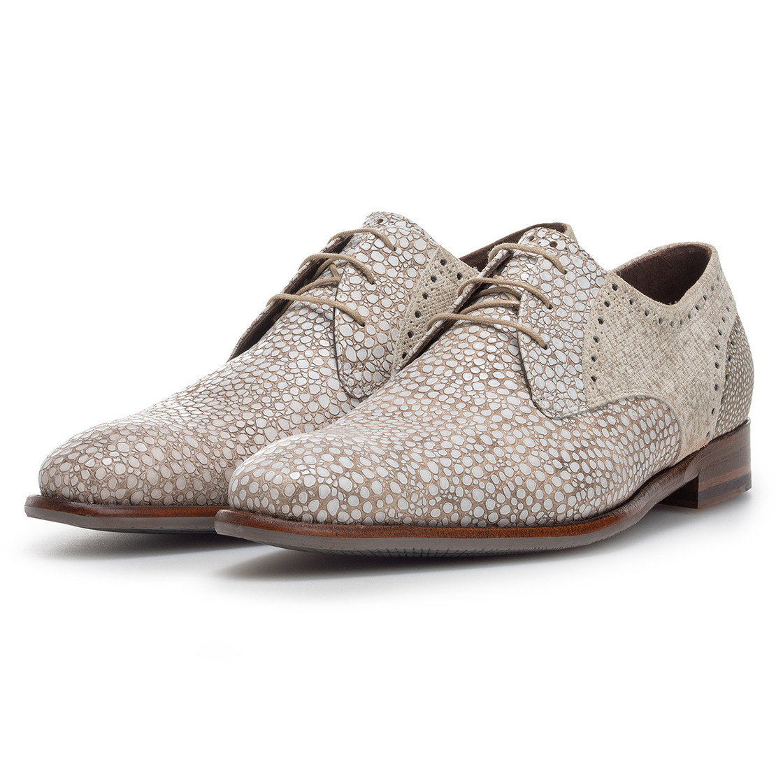 Floris van Bommel De Stapper - Beige, hell - Seitenansicht