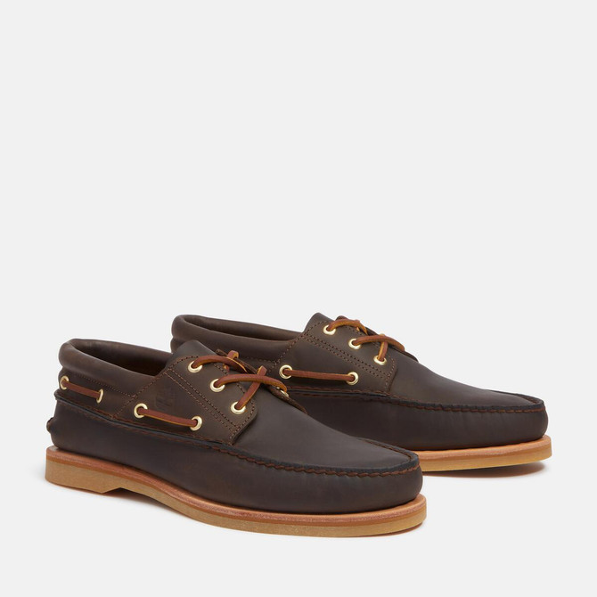 Timberland A2QKY CRAFTED BOAT SHOE - Braun - Seitenansicht