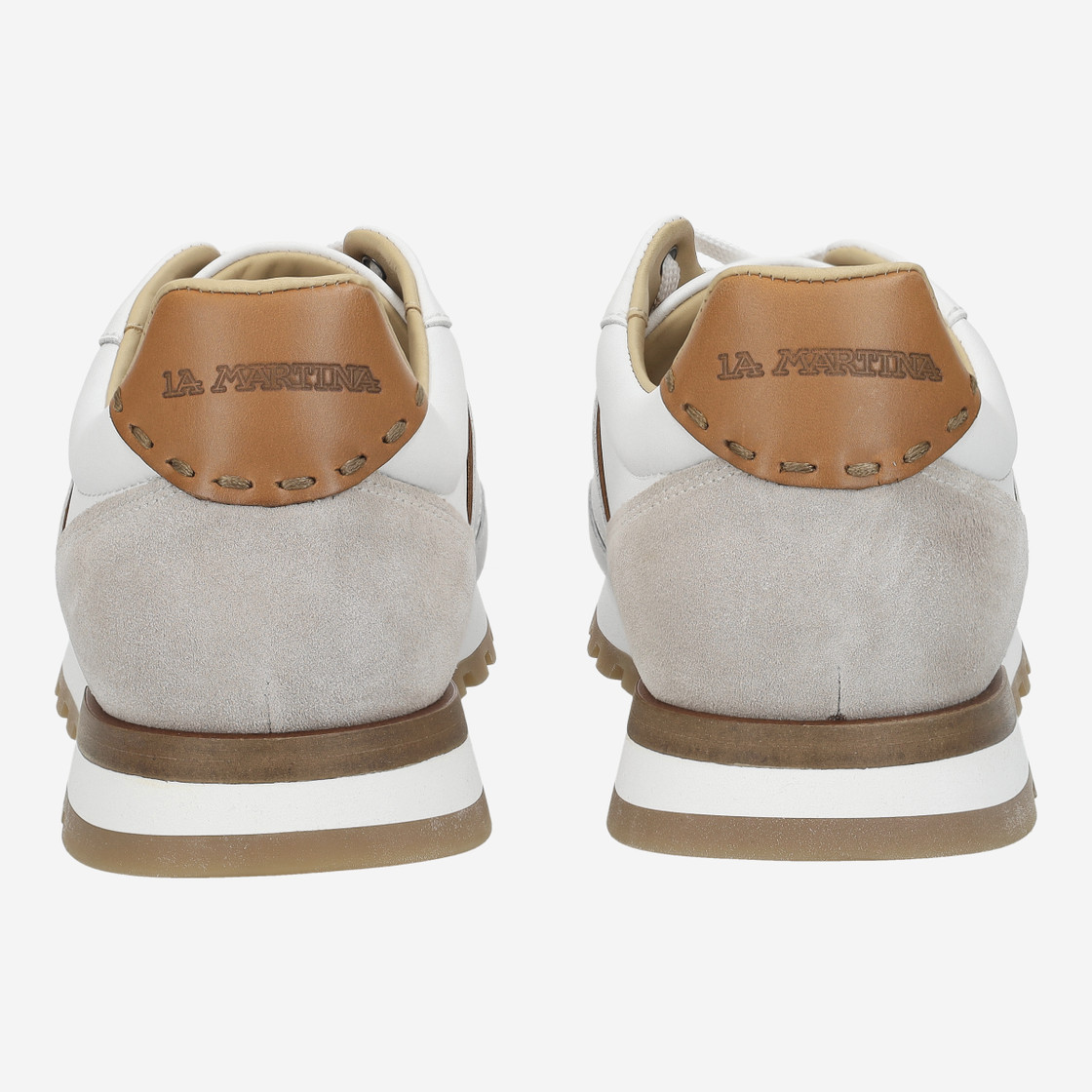 La Martina SCARPA UOMO - Weiß,kombiniert - Seitenansicht