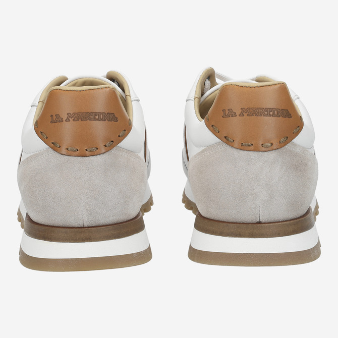 La Martina SCARPA UOMO - Weiß,kombiniert - Seitenansicht