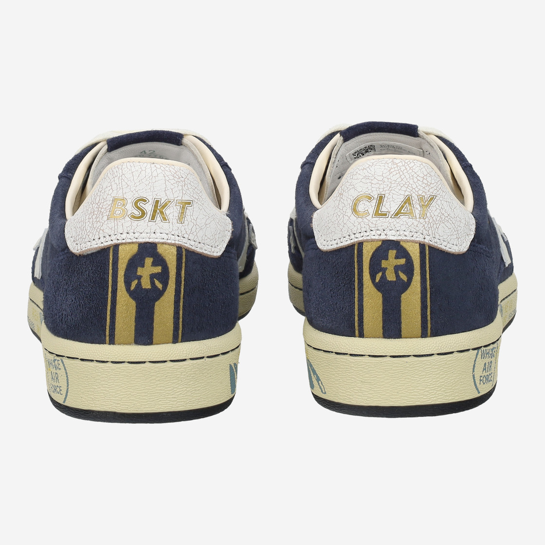 Premiata BSKTCLAY - Blau - Seitenansicht
