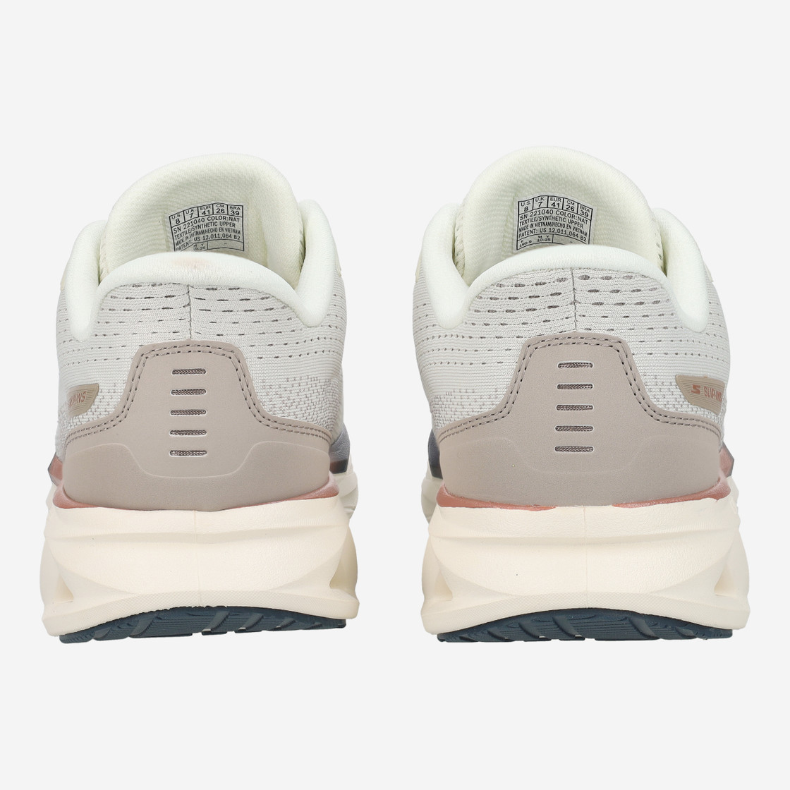 Skechers GLIDE STEP - Weiß - Seitenansicht