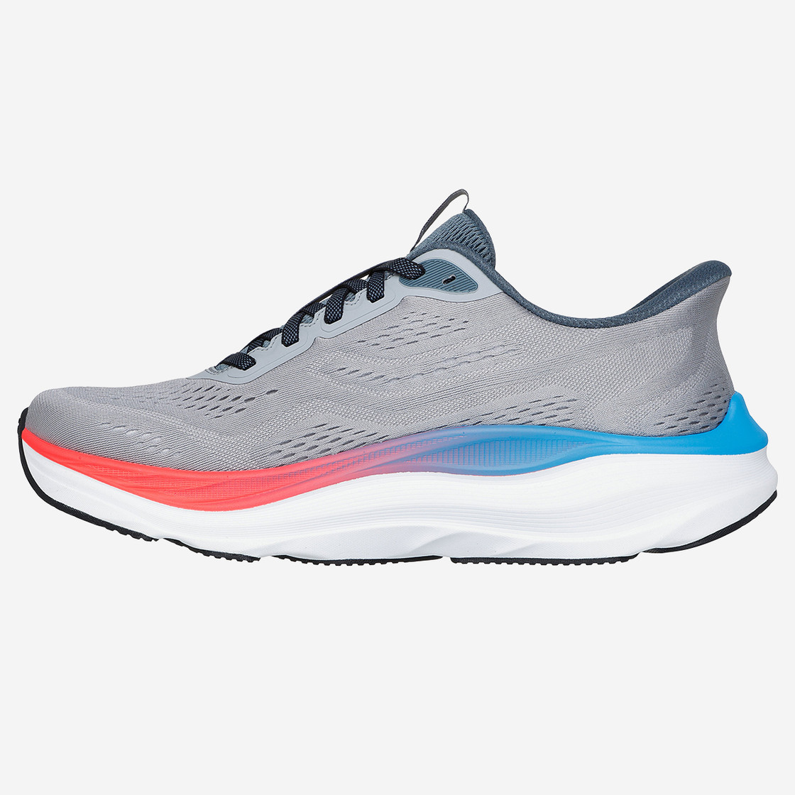 Skechers MAX RUN - Grau - Seitenansicht