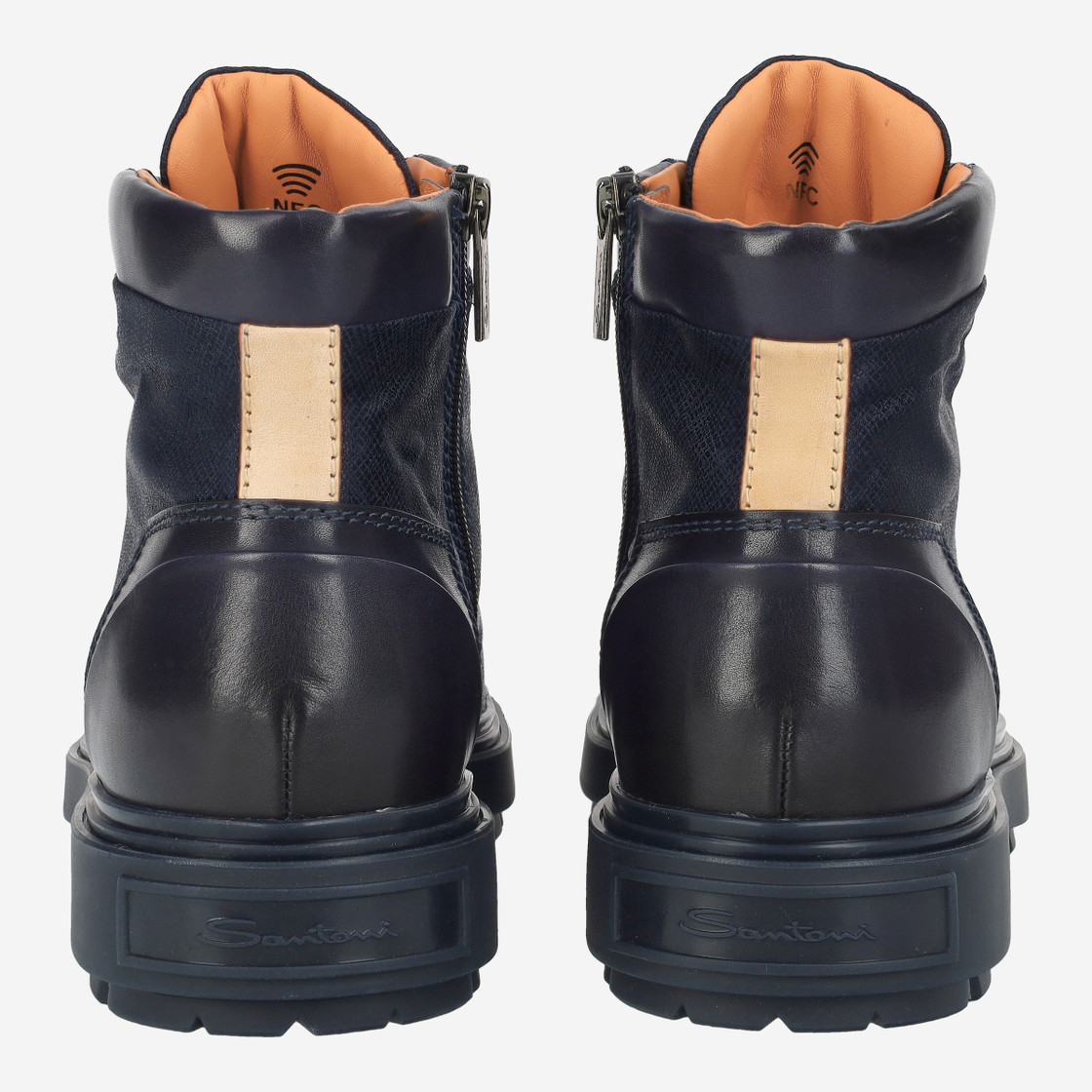 Santoni 18190 U59 - Blau - Seitenansicht