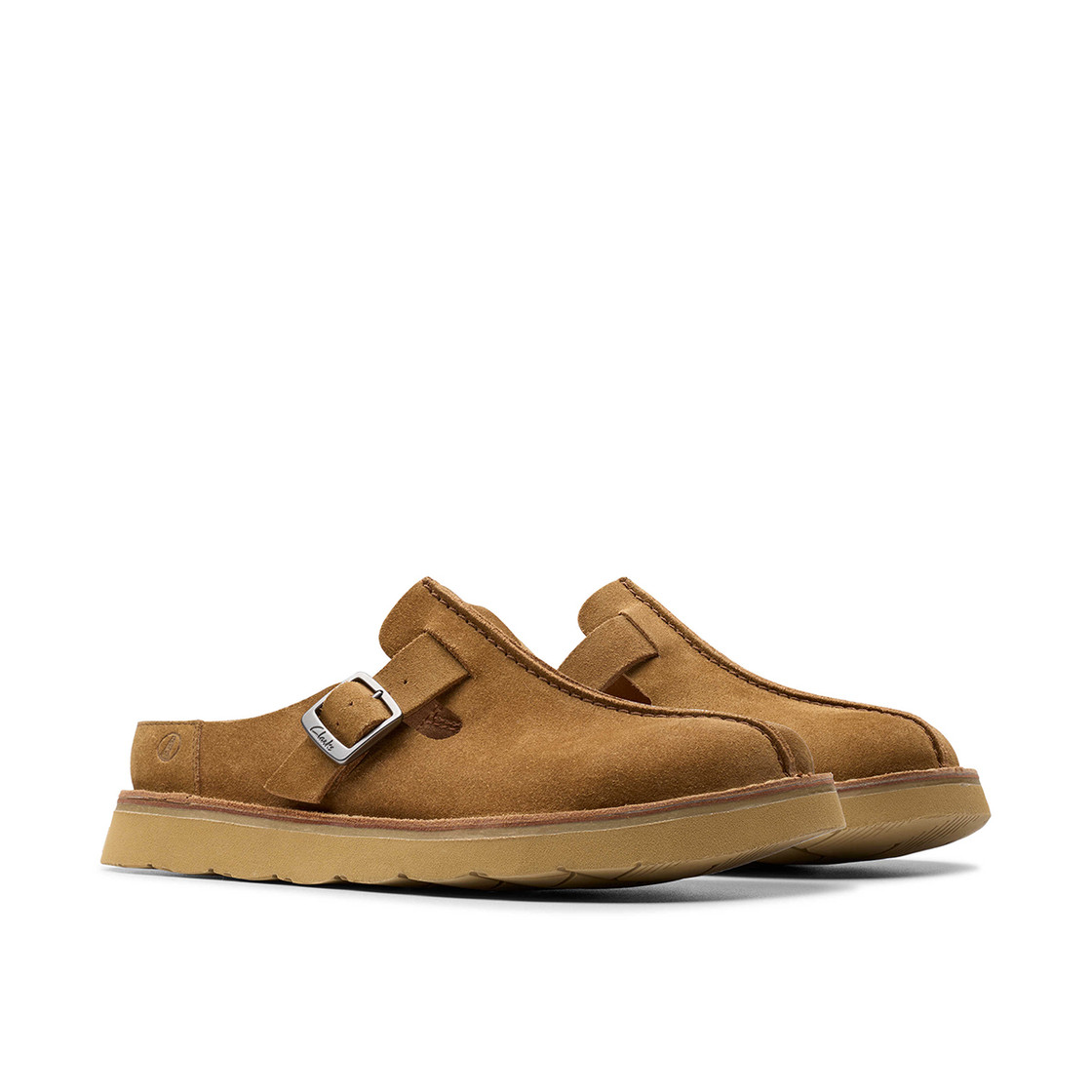 Clarks Solsbury Mule - Braun - Seitenansicht