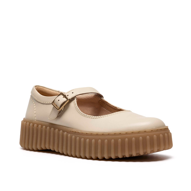 Clarks Torhill Jane - Beige - Seitenansicht