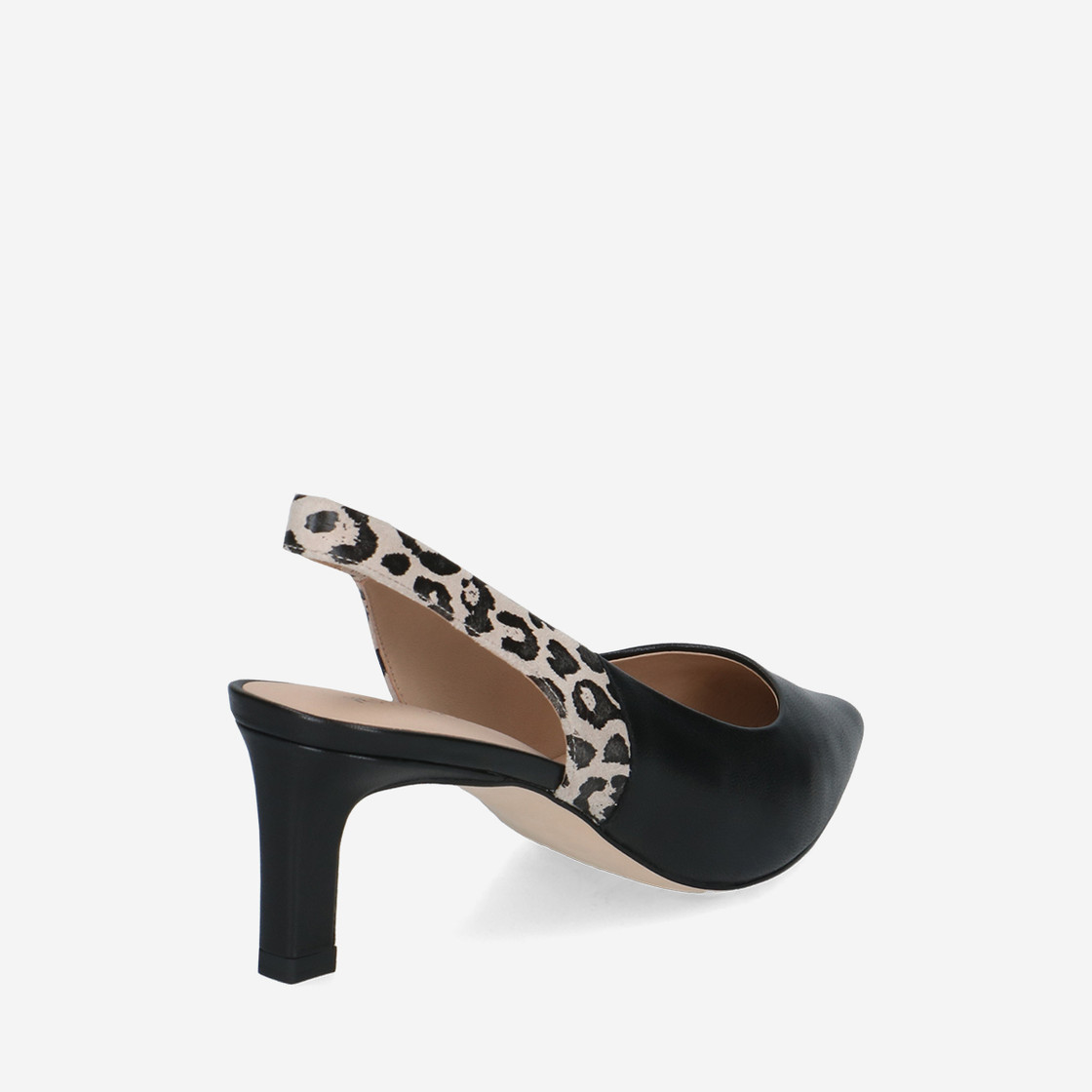  79608 - Schwarz / Leo-Look - Seitenansicht