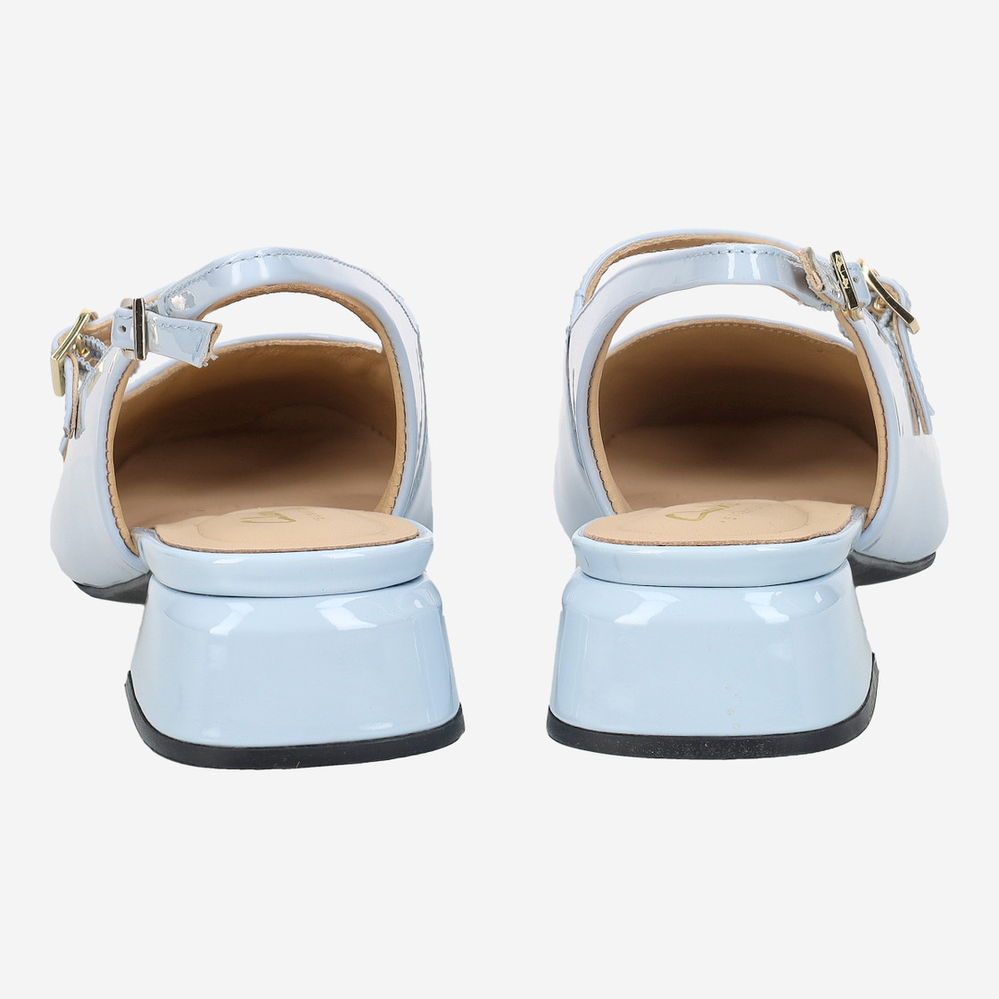 Clarks Daiss30 Dazz - Blau, hell - Seitenansicht